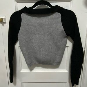 Cropped Knit Sweater